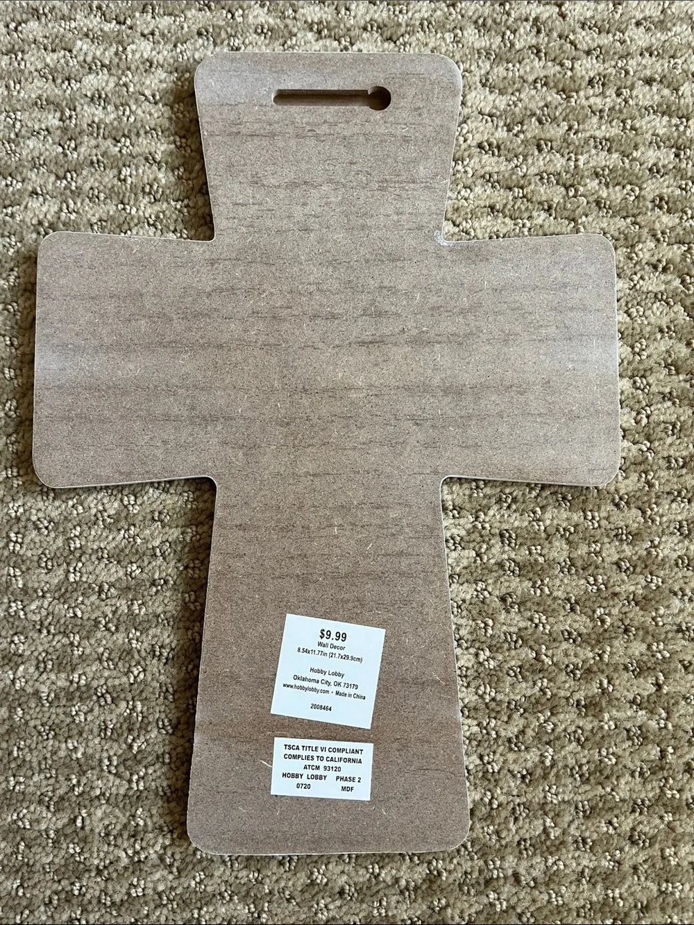 Hobby Lobby decorative cross